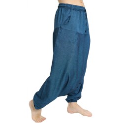 Pantaloni Arabi Simple azzurro scuro