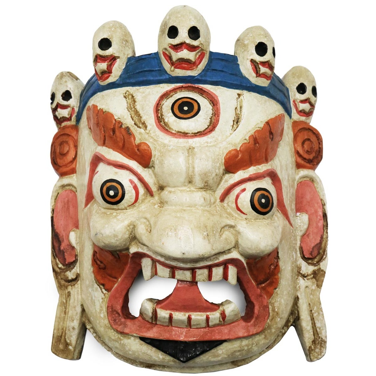 Maschera Mahakala in legno