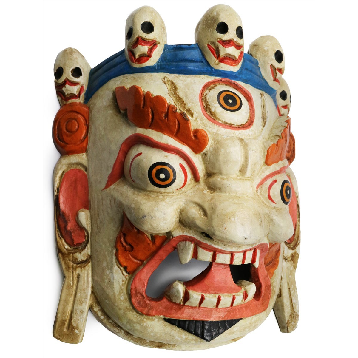 Maschera Mahakala in legno