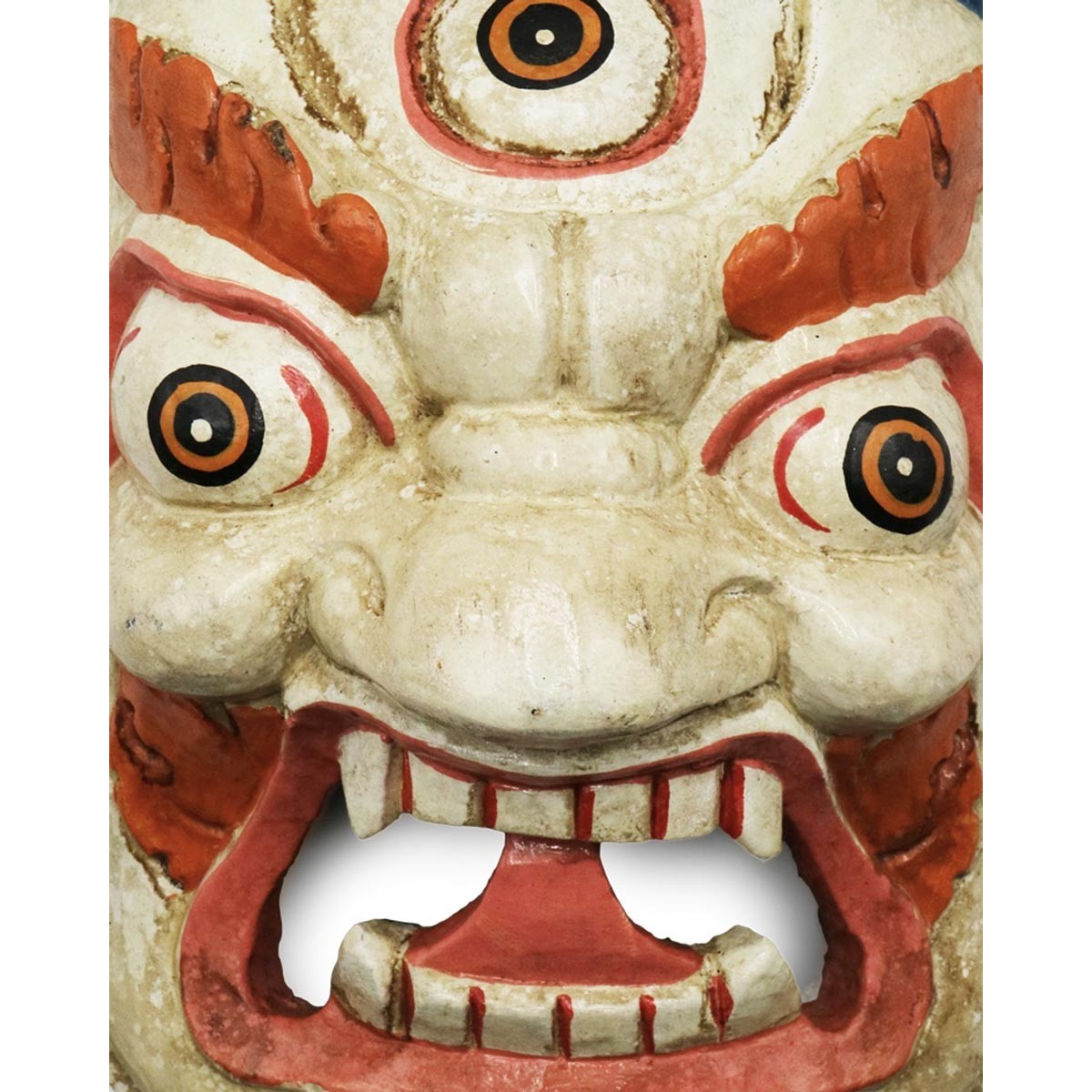 Maschera Mahakala in legno