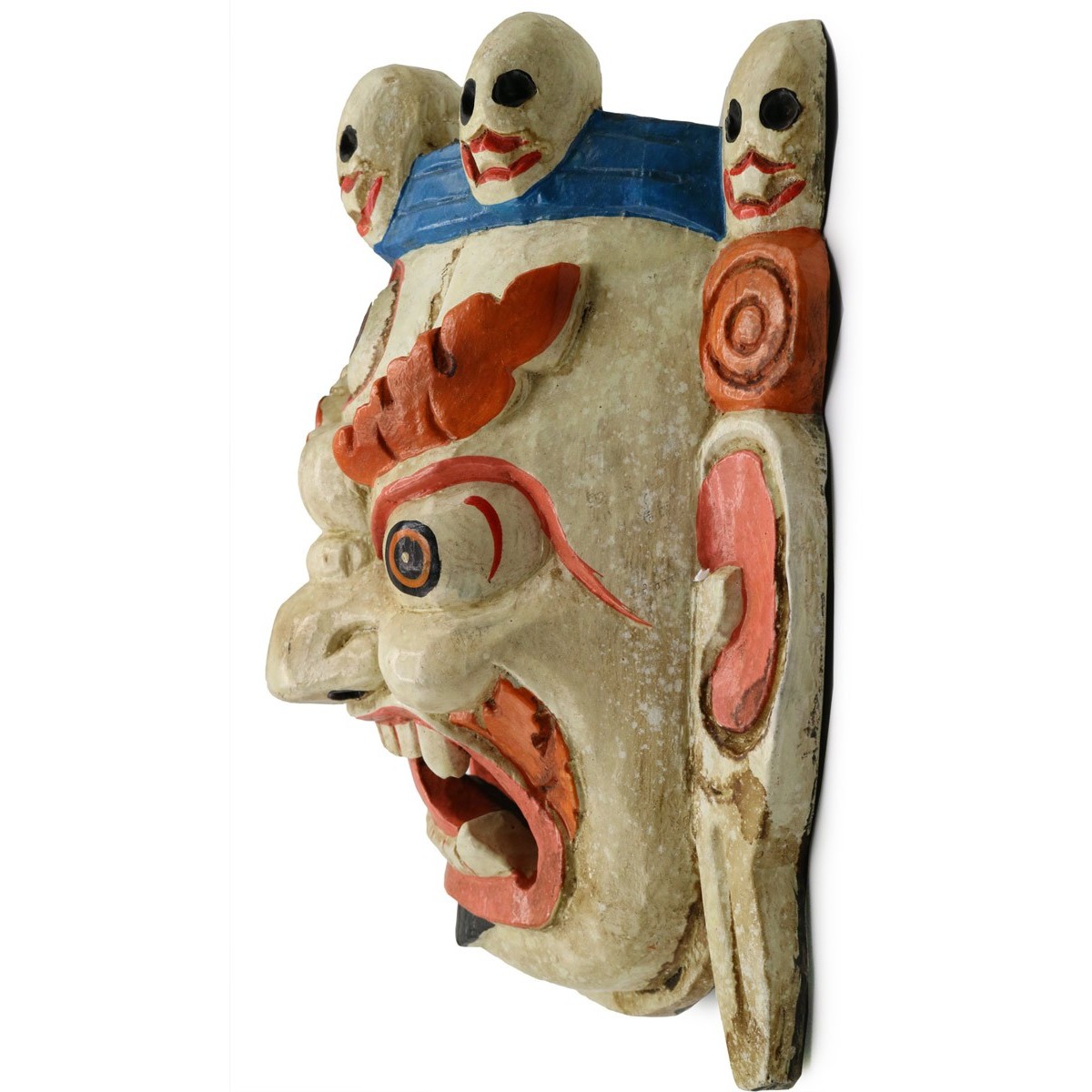 Maschera Mahakala in legno