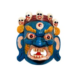 Maschera Mahakala blu Piccola