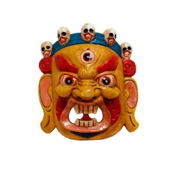 Maschera Mahakala in legno