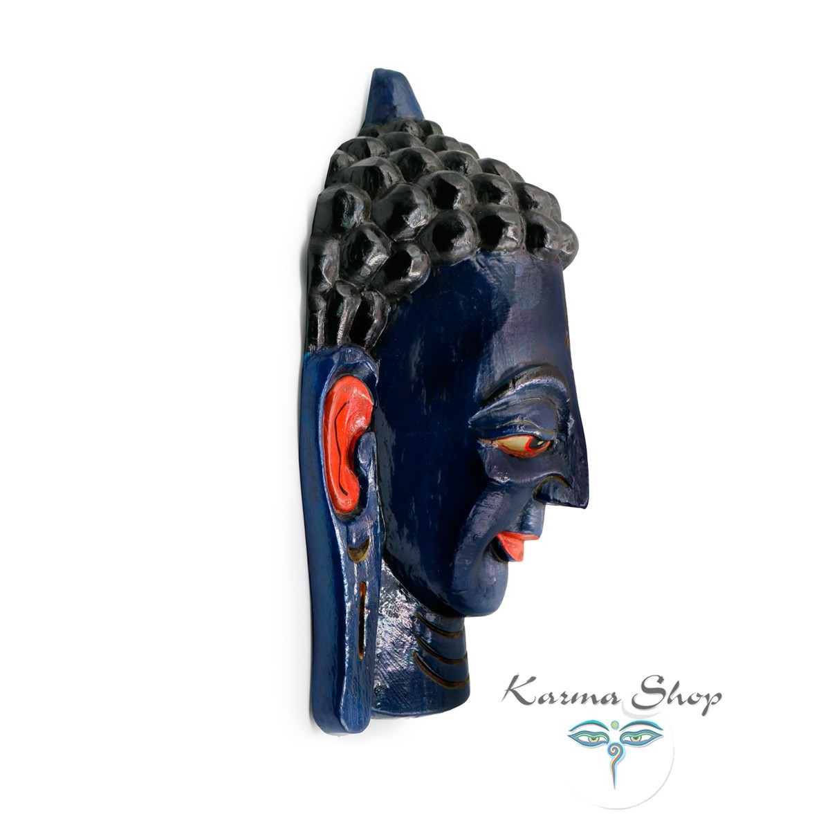 Maschera Buddha blu Piccola