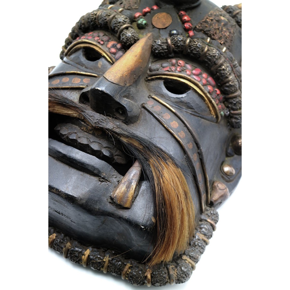 Maschera sciamanica Tharu grande