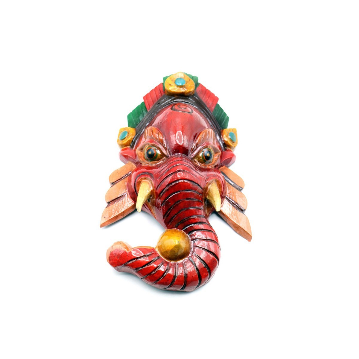 Maschera Ganesh rossa Piccola