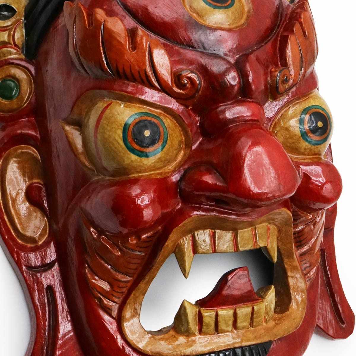 Maschera Mahakala rossa XL