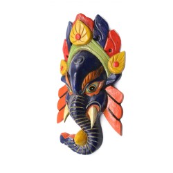 Maschera Ganesh blu media