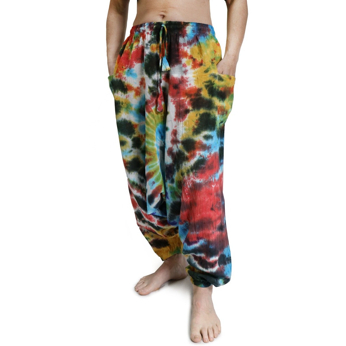 Pantaloni Arabi Tie Dye Multicolor