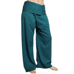 Pantaloni Thai verde smeraldo