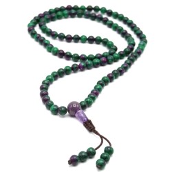 Mala 108 Grani in Rubino Zoisite Piccolo