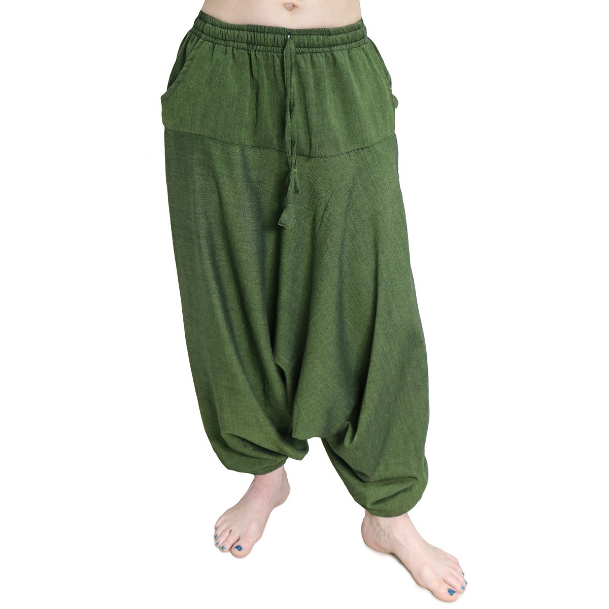 Pantaloni Arabi Simple verde