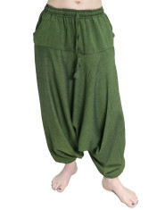 Pantaloni Arabi Simple verde Unisex