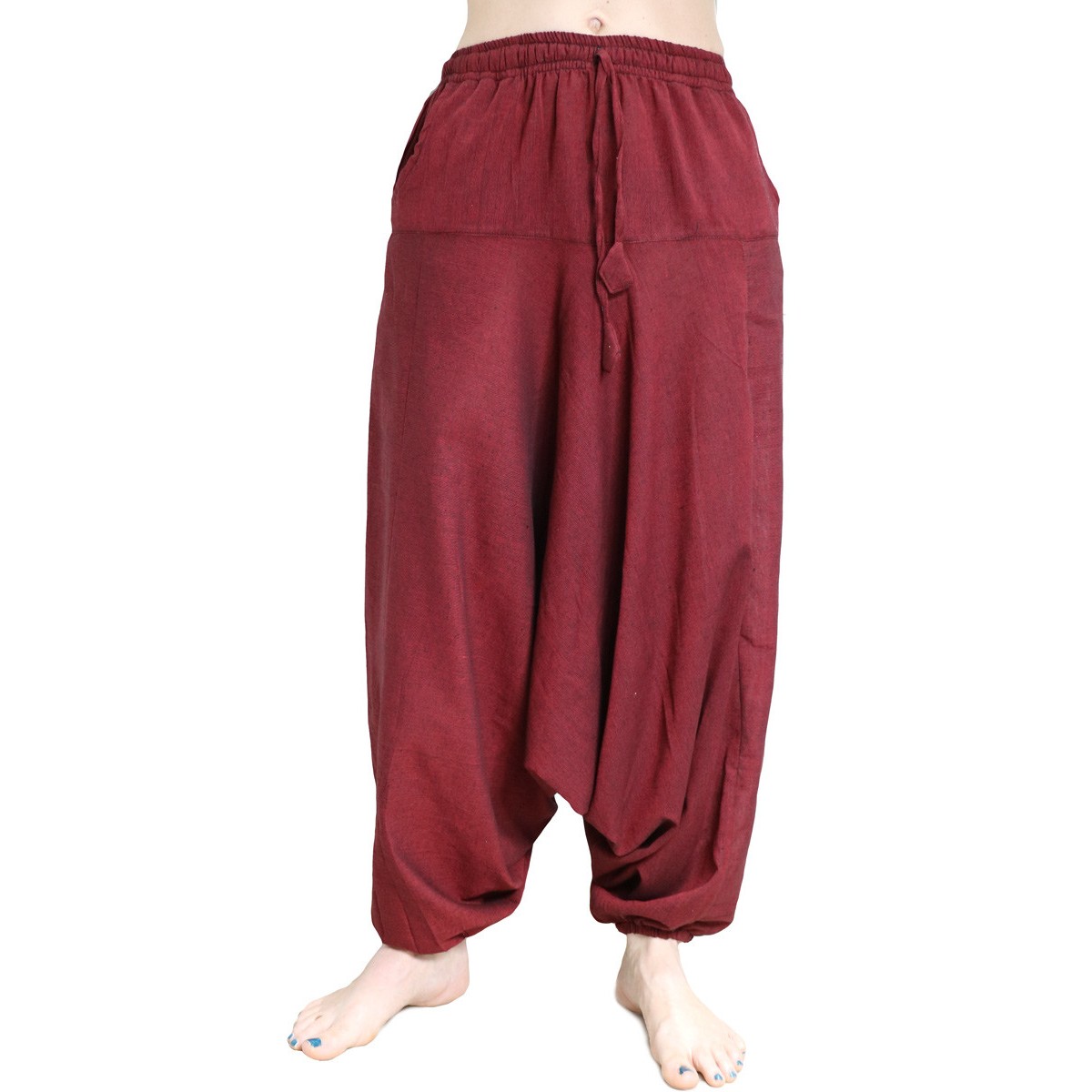 Pantaloni Arabi Simple bordeaux Unisex