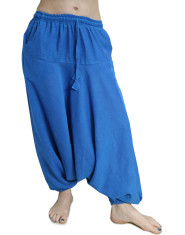 Pantaloni Arabi Simple azzurro Unisex