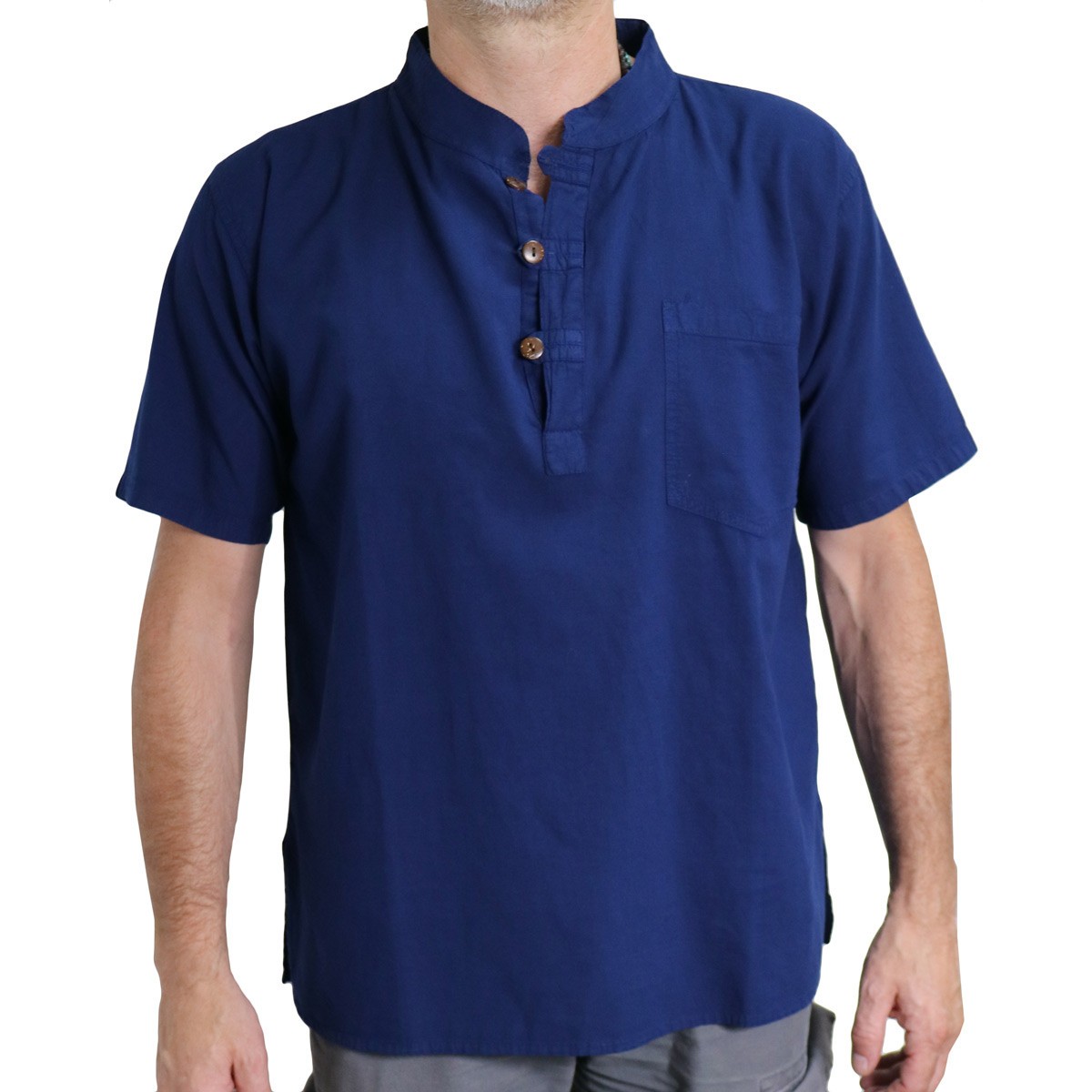 Camicia Uomo Simple Blu