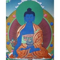 Acquista buddha della medicina con cornice su Karmashop.it