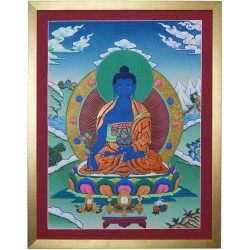 Acquista buddha della medicina con cornice su Karmashop.it