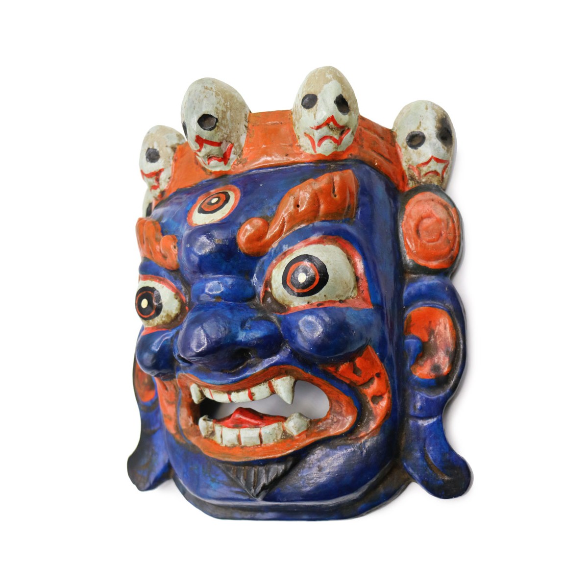 Acquista Maschera Mahakala blu Piccola su Karmashop.it