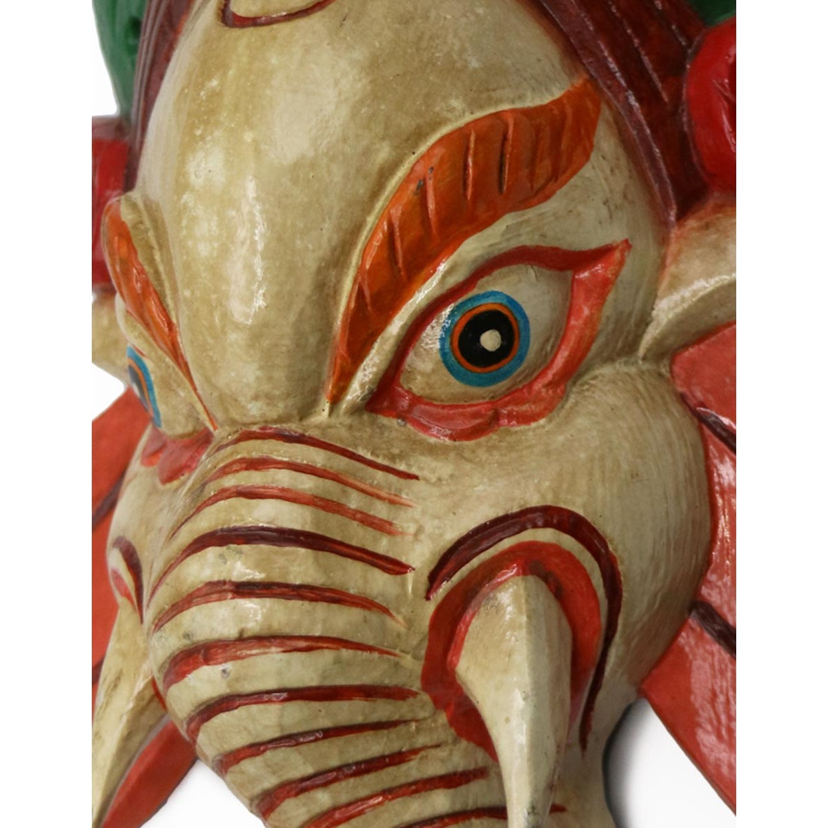 Acquista Maschera Ganesh beige media su Karmashop.it