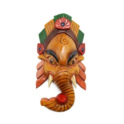 Acquista Maschera Ganesh gialla media su Karmashop.it