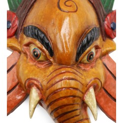 Acquista Maschera Ganesh gialla media su Karmashop.it