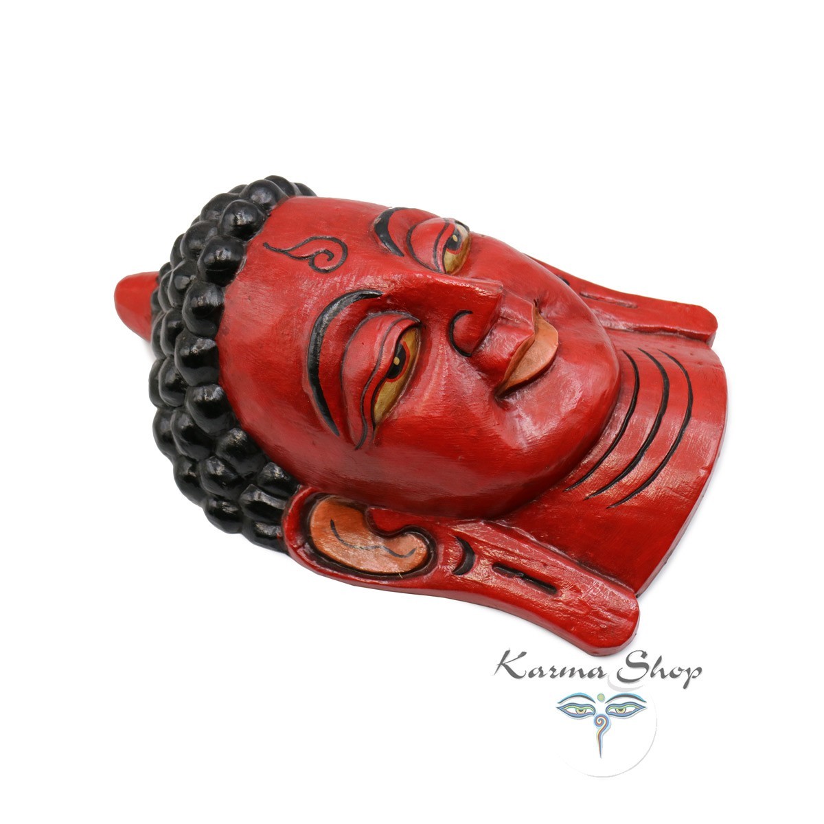 Maschera Buddha rosso Piccolo