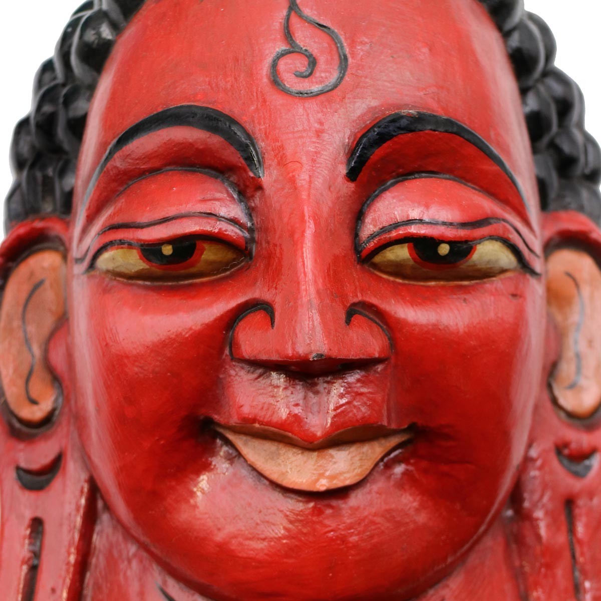 Maschera Buddha rosso Piccolo