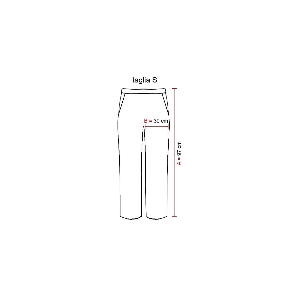 Pantalone uomo righe