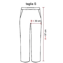 Pantalone uomo righe